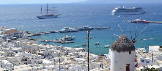 The Crystal Serenity in Mykonos, Greece // (c) 2012 Skye Mayring F